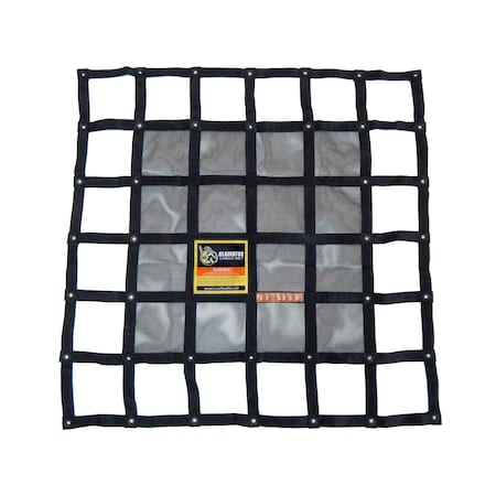 Gladiator Cargo Nets Heavy-Duty, Certified Cargo Net: Cargo Rack, SUV, Jeep (4' x 4' ft.) GBN-100